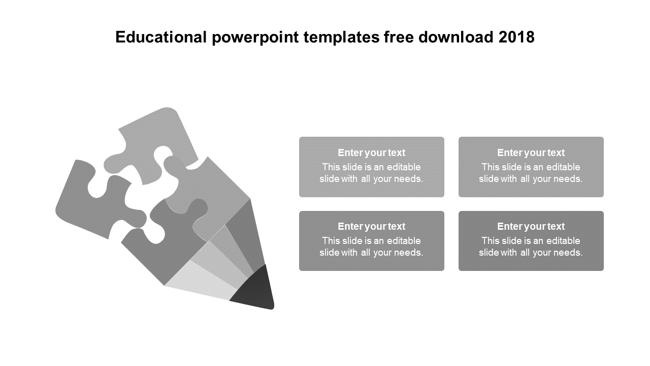 educational powerpoint templates free download 2018-grey